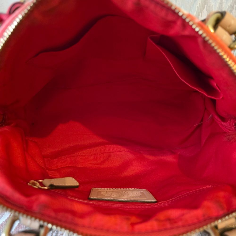 Coach Peyton Domed Floral Satchel Style 31341 - Picture 6 of 7